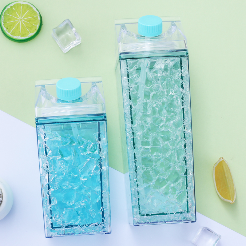 Milk Carton Style Water Bottle 8987 400ml 567ml