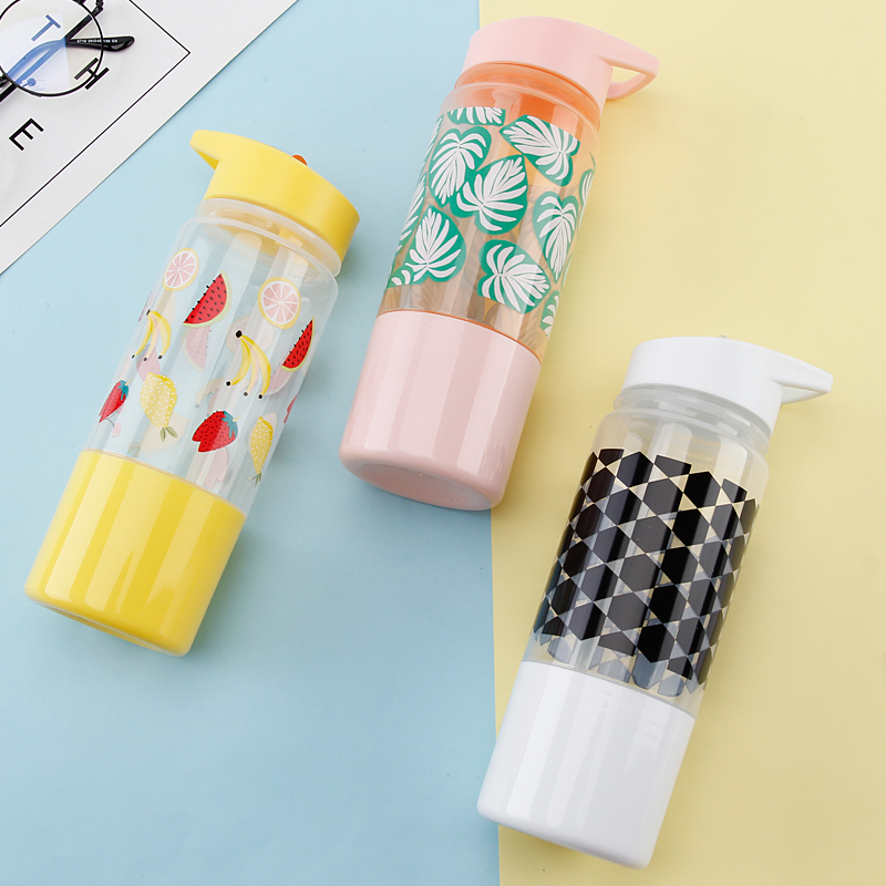Snack Cup Style Plastic Water Bottle 9688 580ml