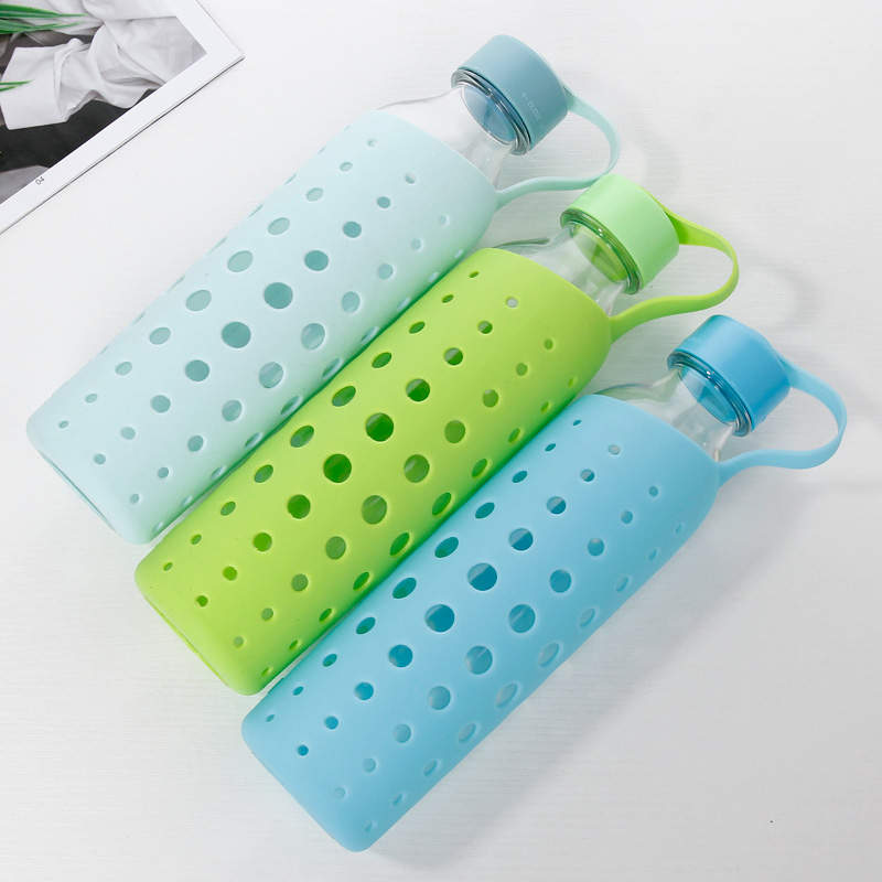 Silicone Sleeve Plastic Water Bottle A1601 24oz