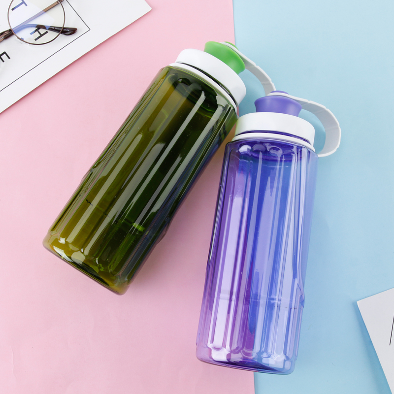 Rippled Round Plastic Water Bottle 1804 700ml