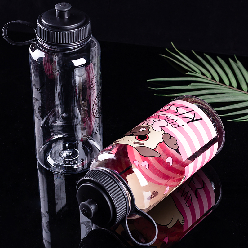 Straight Body Water Bottle With Spout DF1000 1L