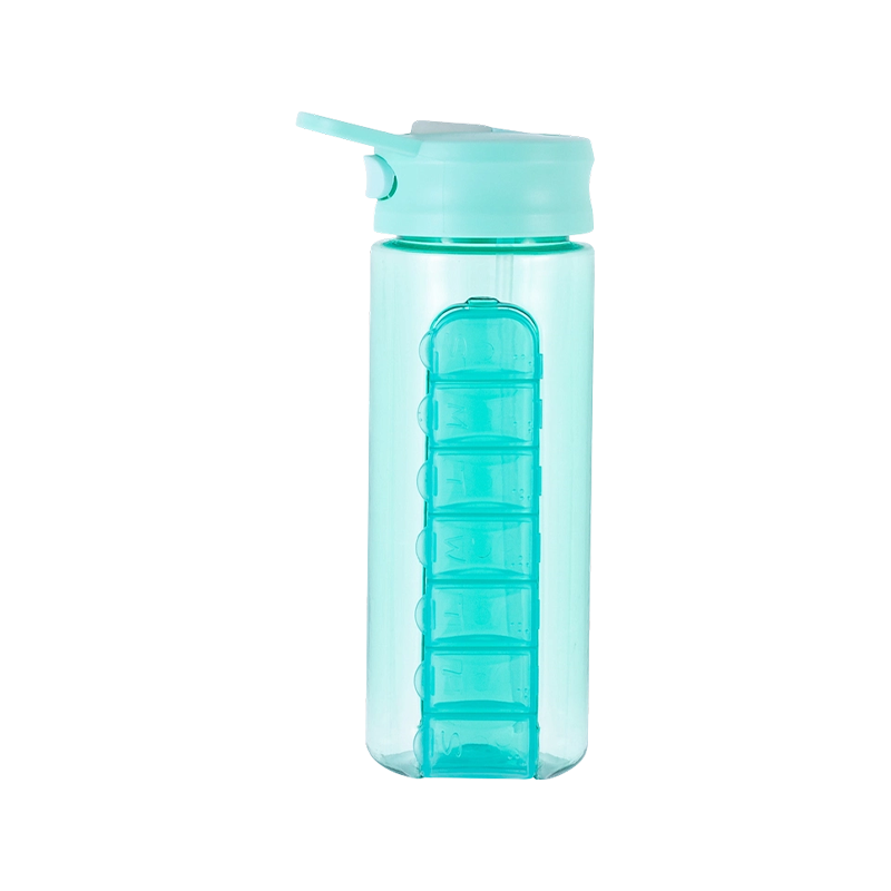 Pill Box Style Plastic Water Bottle 1813 730ml