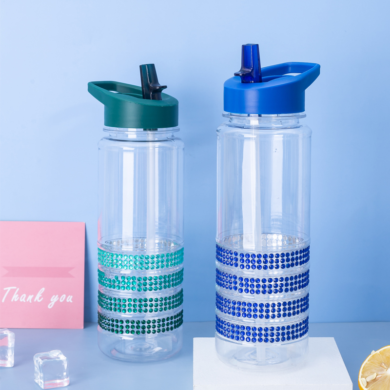 Diamond Stripe Four-Ribbed Water Bottle 9074