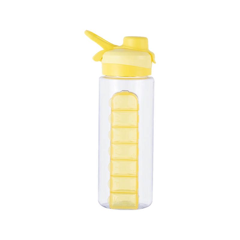 Pill Box Style Plastic Water Bottle 1813 730ml