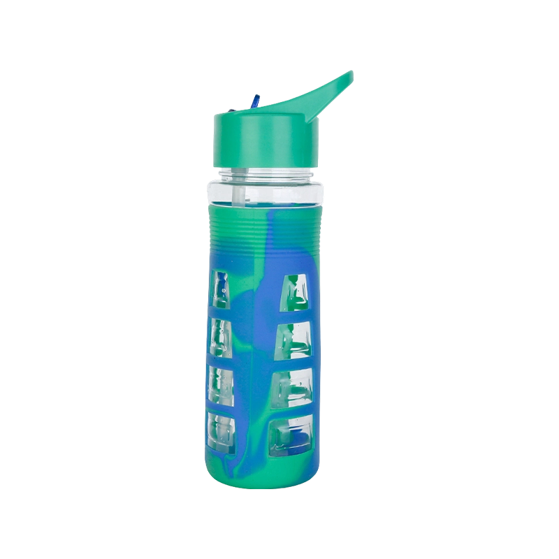 Mixed Color Sleeve Plastic Water Bottle 1679 680ml