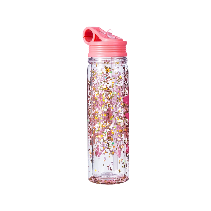 Colorful Double Wall Plastic Water Bottle DF1113 570ml