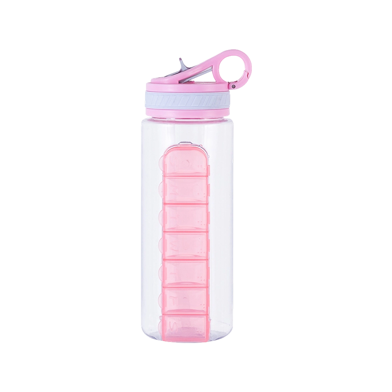 Pill Box Style Plastic Water Bottle 1813 730ml