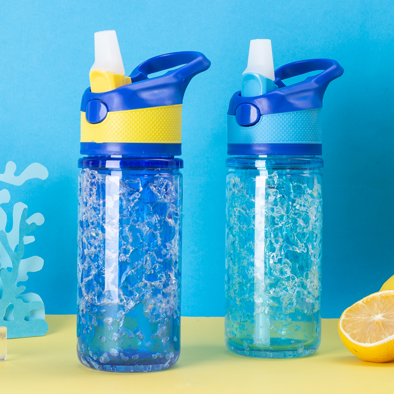 Kids Gel Water Bottle With C-Shaped Lid 1581C 320ml