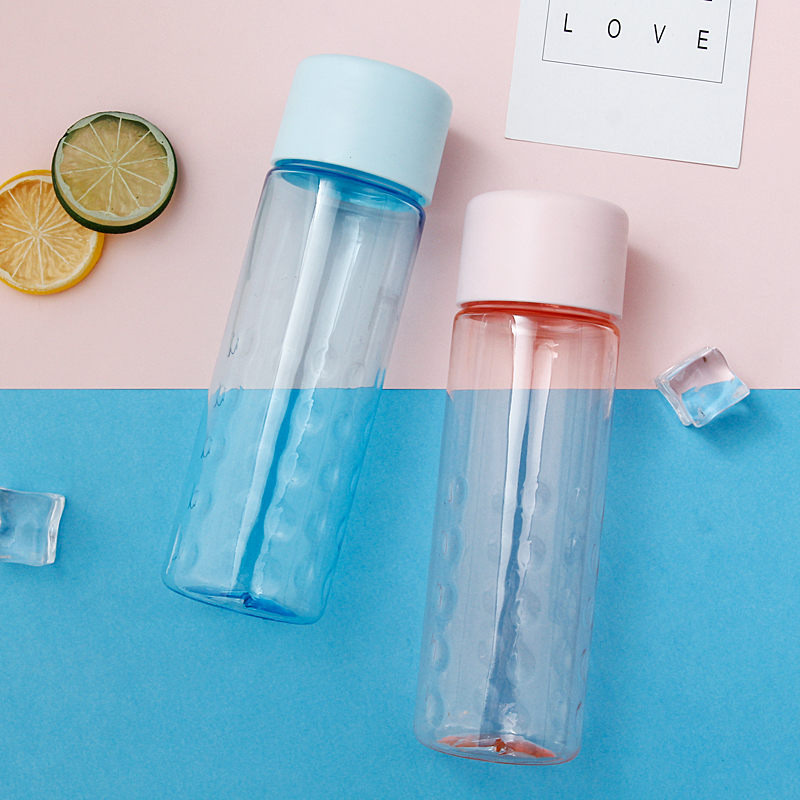 Straight Body Plastic Water Bottle 9062 600ml