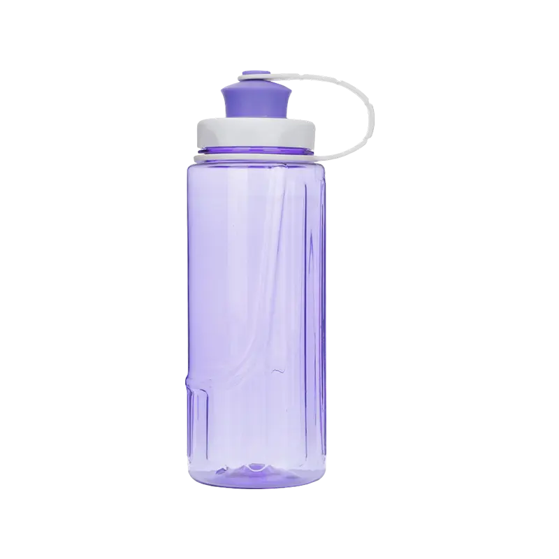 Rippled Round Plastic Water Bottle 1804 700ml