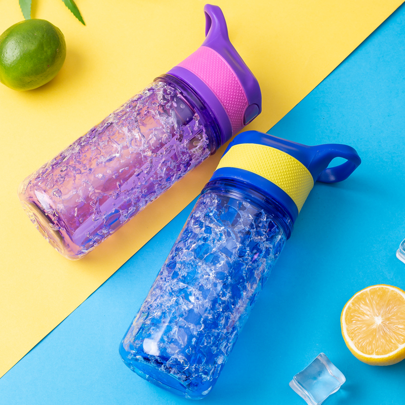Kids Gel Water Bottle With C-Shaped Lid 1581C 320ml