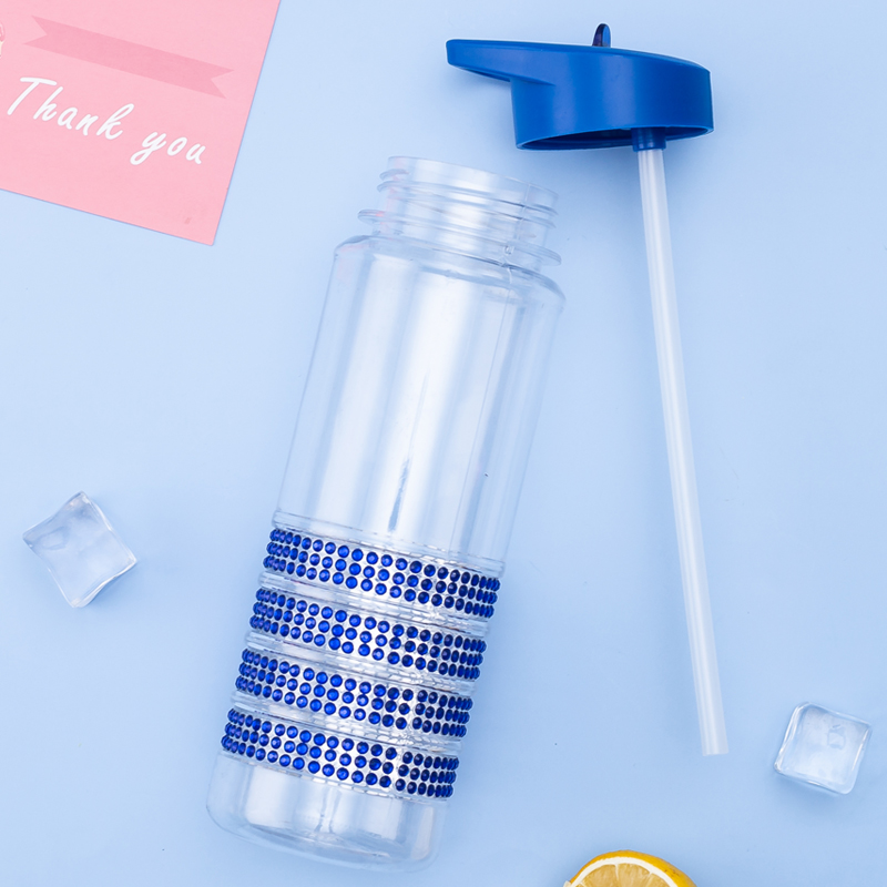 Diamond Stripe Four-Ribbed Water Bottle 9074