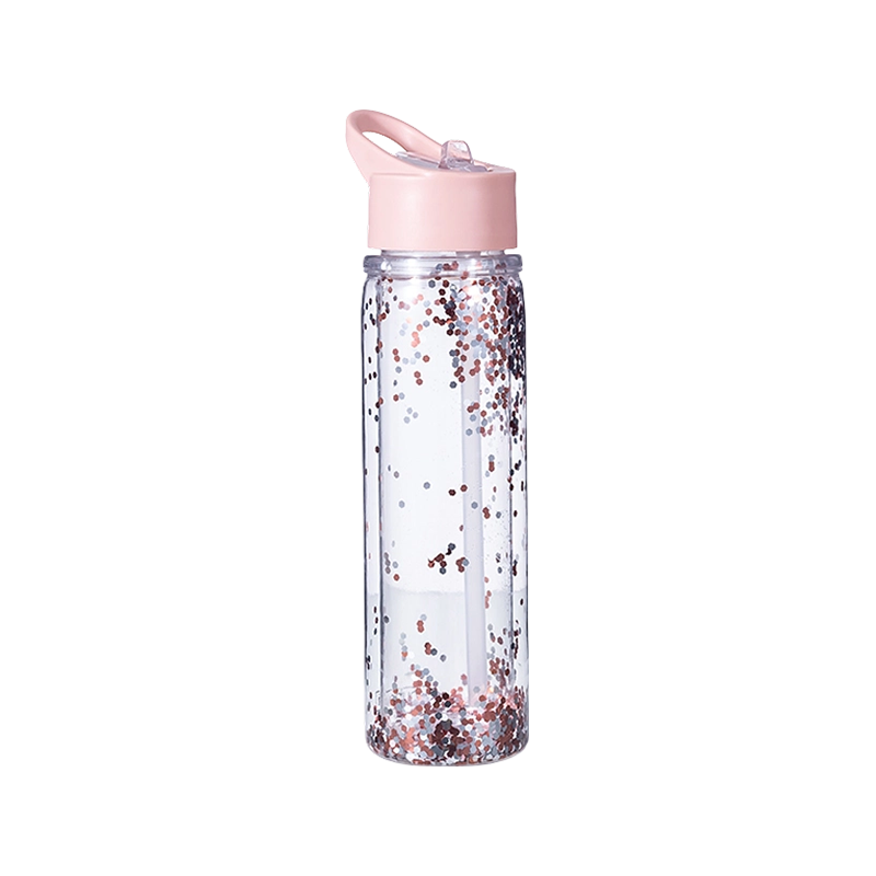 Colorful Double Wall Plastic Water Bottle DF1113 570ml