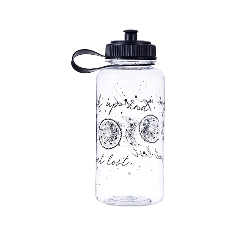 Straight Body Water Bottle With Spout DF1000 1L