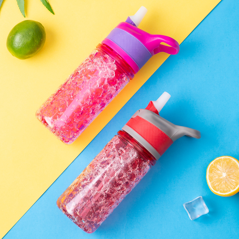 Kids Gel Water Bottle With C-Shaped Lid 1581C 320ml