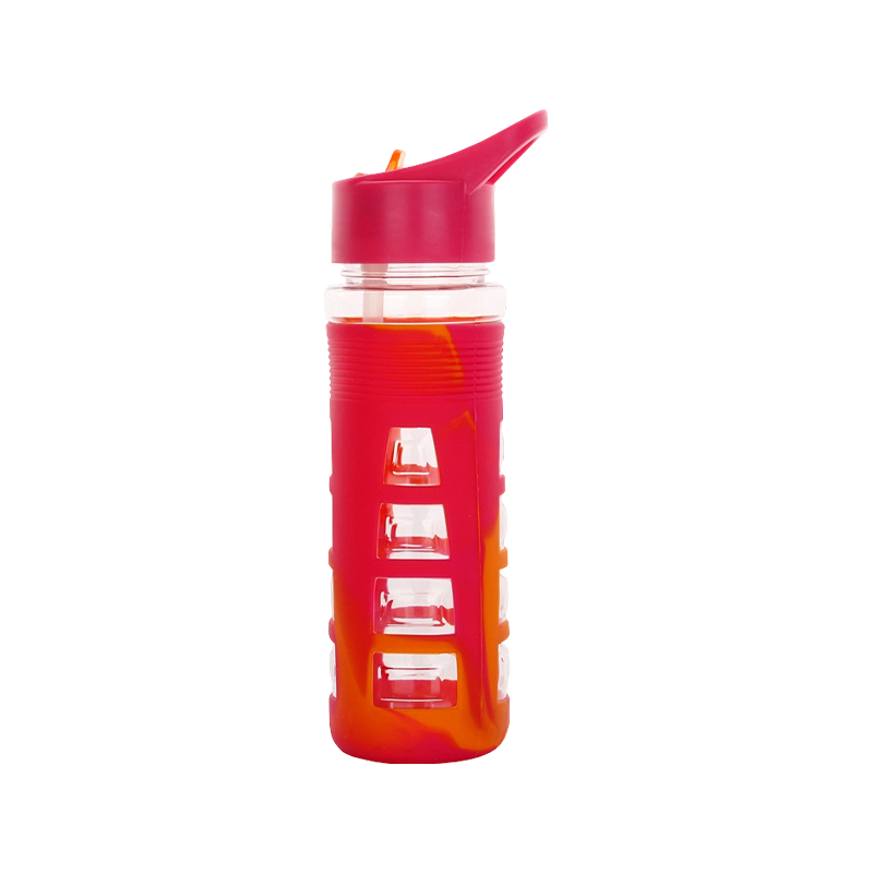 Mixed Color Sleeve Plastic Water Bottle 1679 680ml