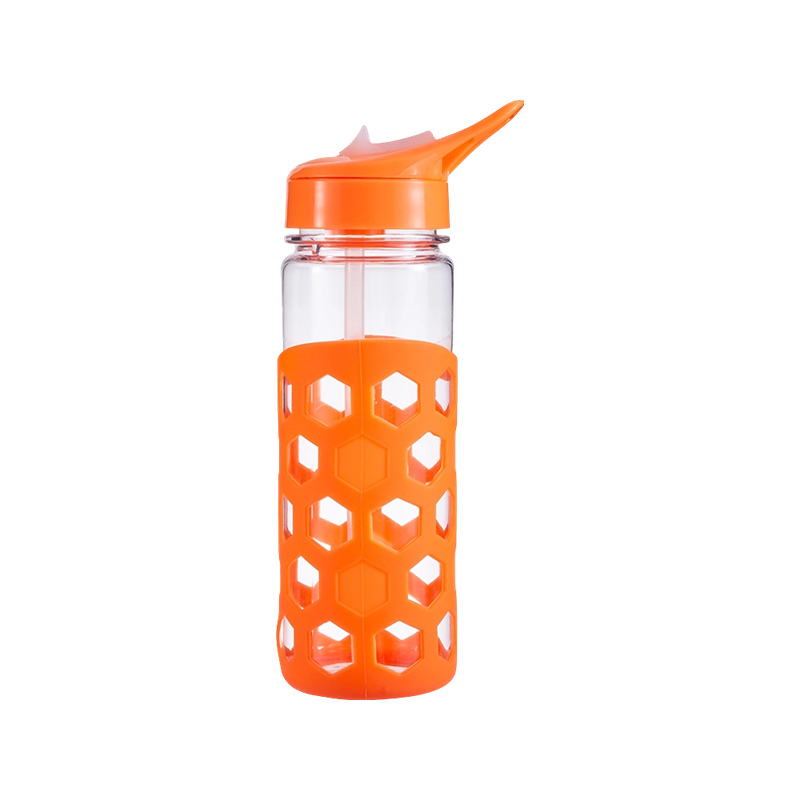 Silicone Sleeve Plastic Water Bottle 1597A