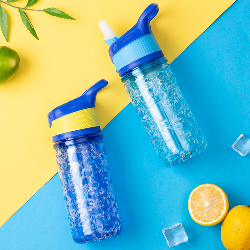 Kids Gel Water Bottle With C-Shaped Lid 1581C 320ml