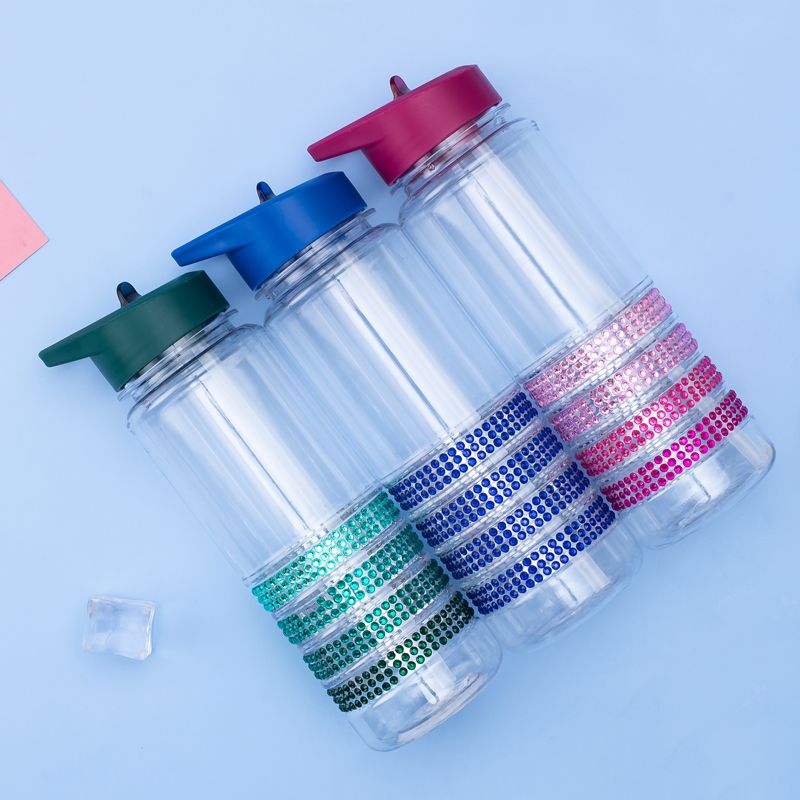 Diamond Stripe Four-Ribbed Water Bottle 9074