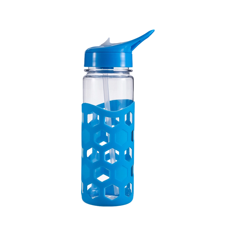 Silicone Sleeve Plastic Water Bottle 1597A