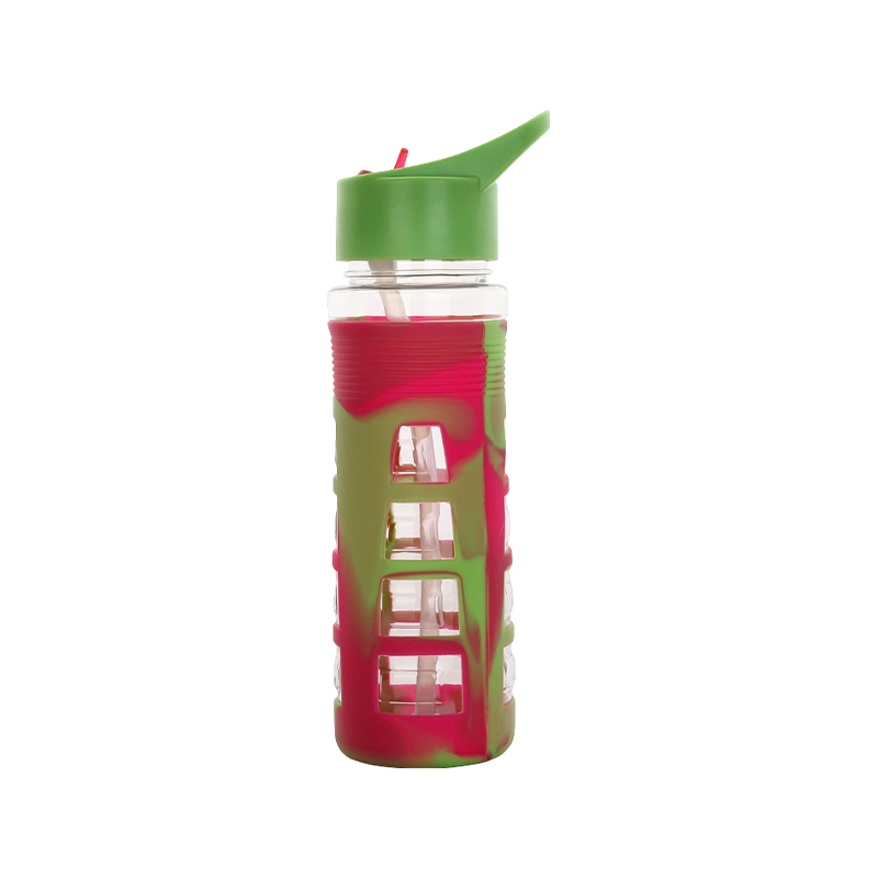 Mixed Color Sleeve Plastic Water Bottle 1679 680ml