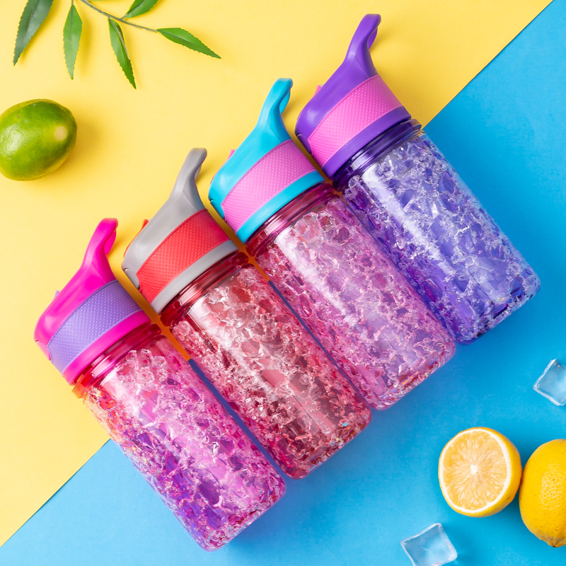 Kids Gel Water Bottle With C-Shaped Lid 1581C 320ml