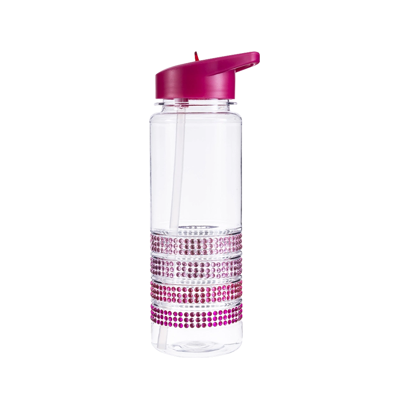 Diamond Stripe Four-Ribbed Water Bottle 9074