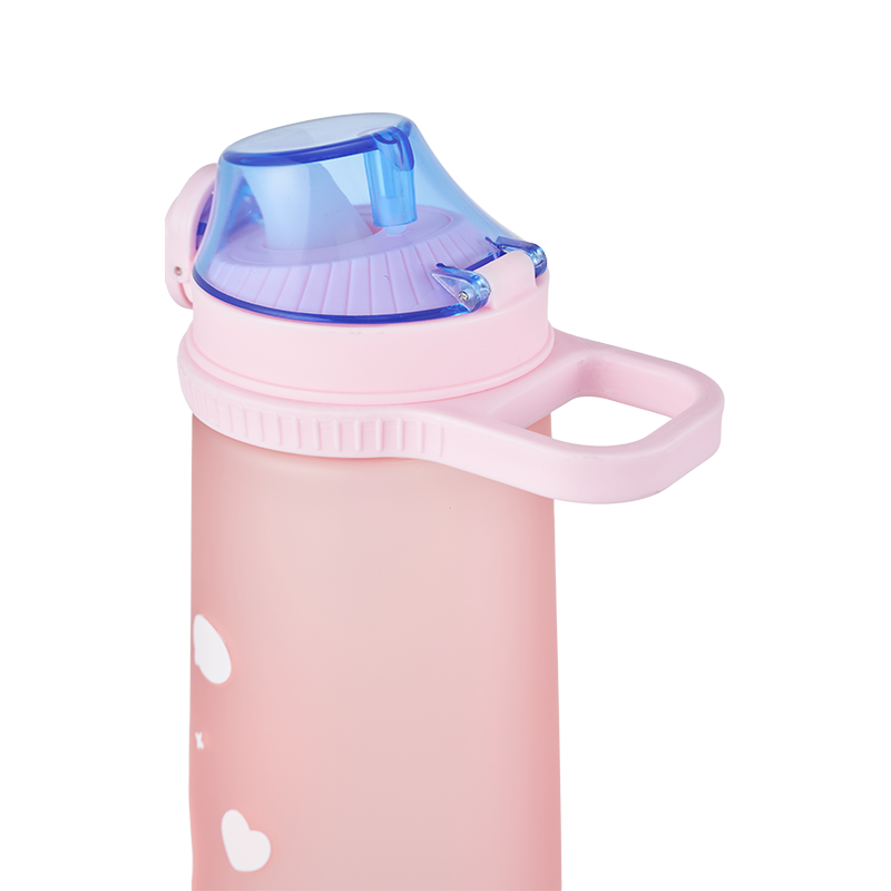 Retractable Lid Plastic Water Bottle 800ml