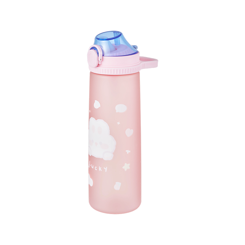 Retractable Lid Plastic Water Bottle 800ml