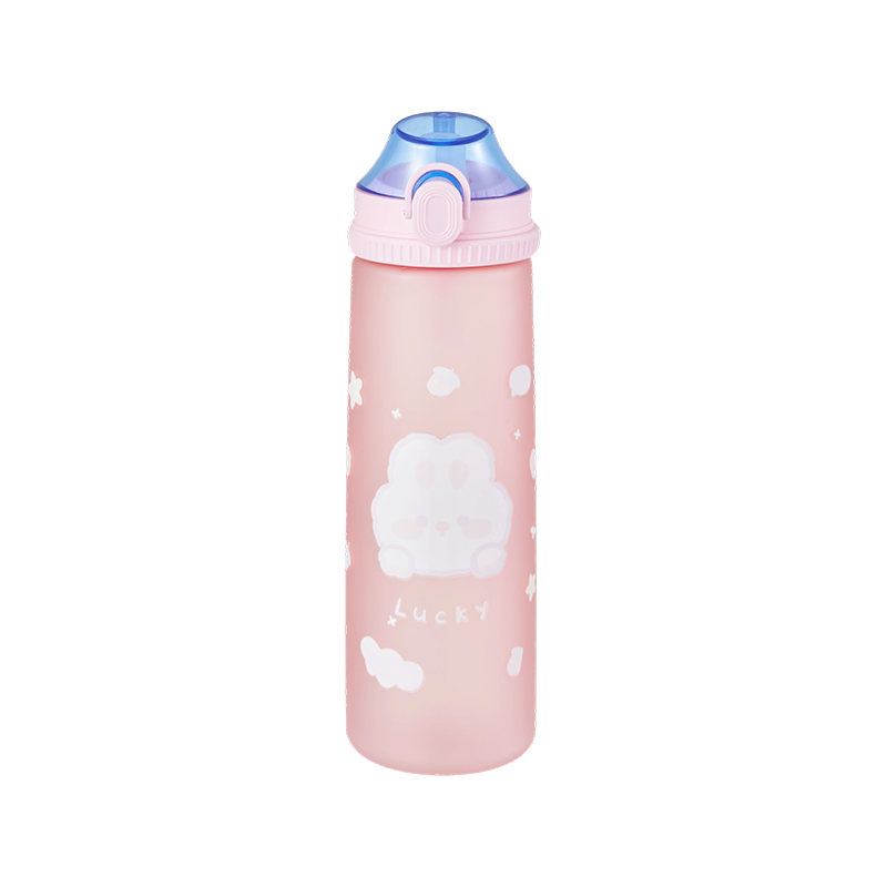 Retractable Lid Plastic Water Bottle 800ml