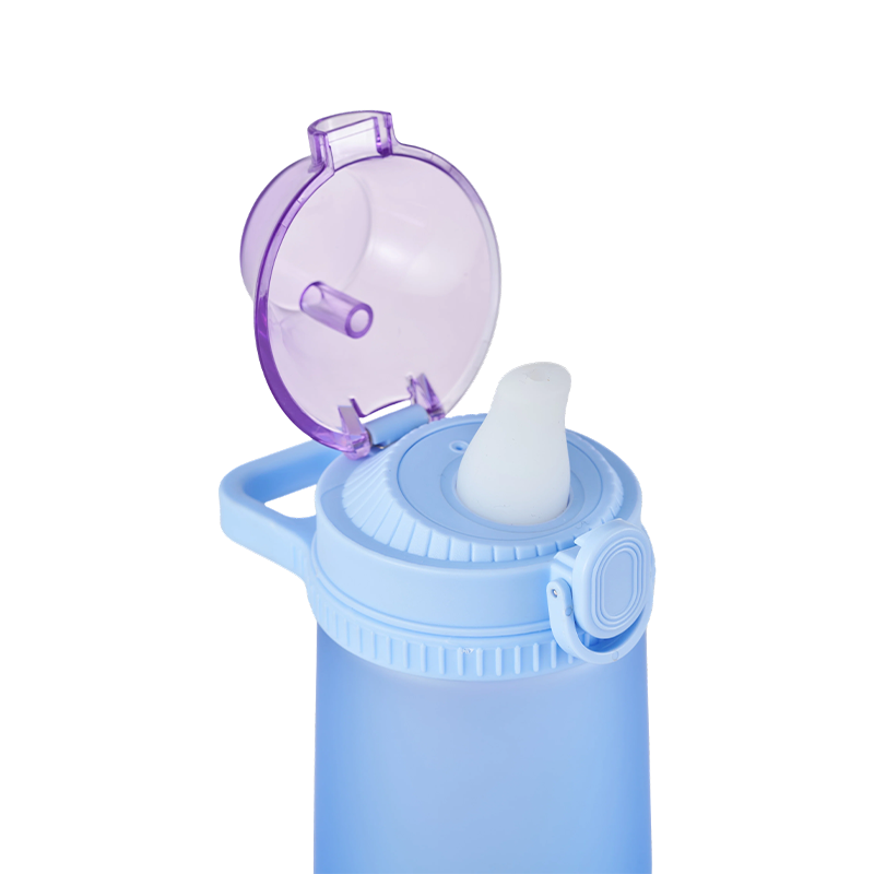 Retractable Lid Plastic Water Bottle 800ml