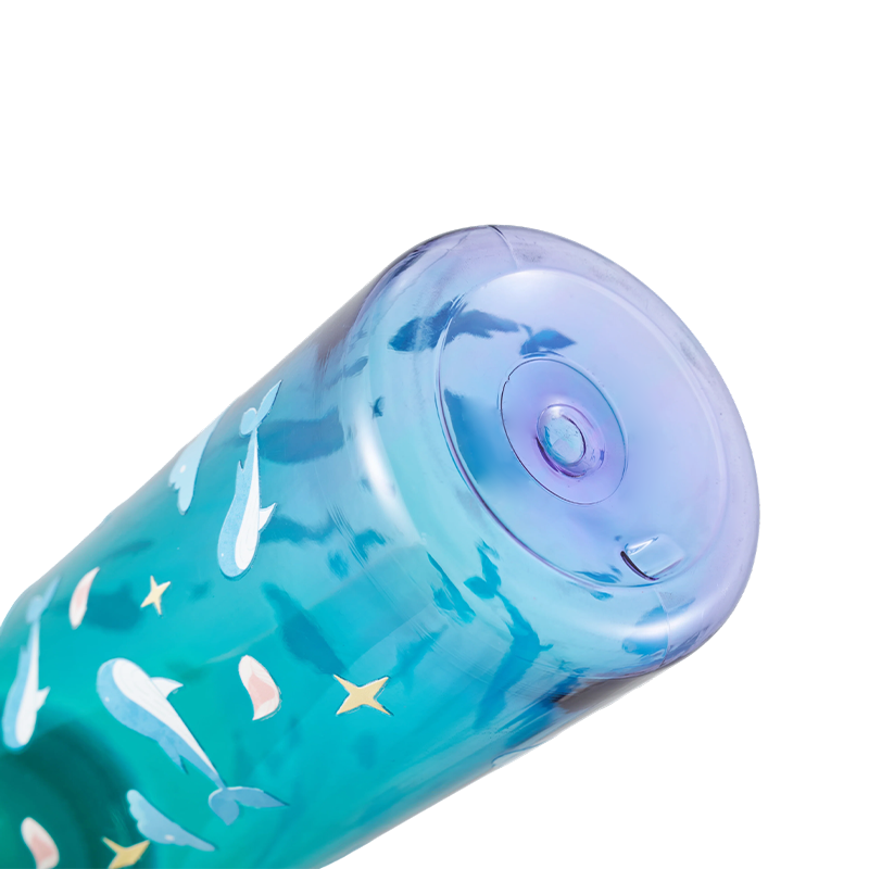 Rotary Lid Plastic Water Bottle