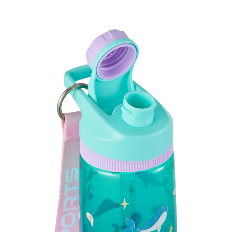 Rotary Lid Plastic Water Bottle