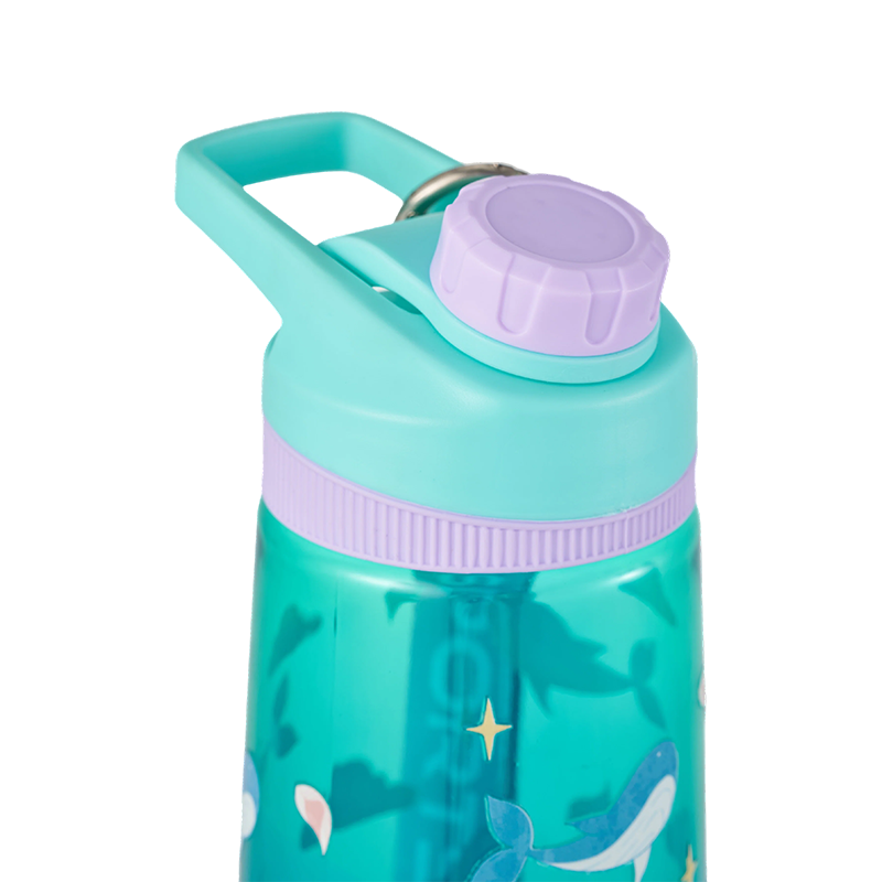 Rotary Lid Plastic Water Bottle