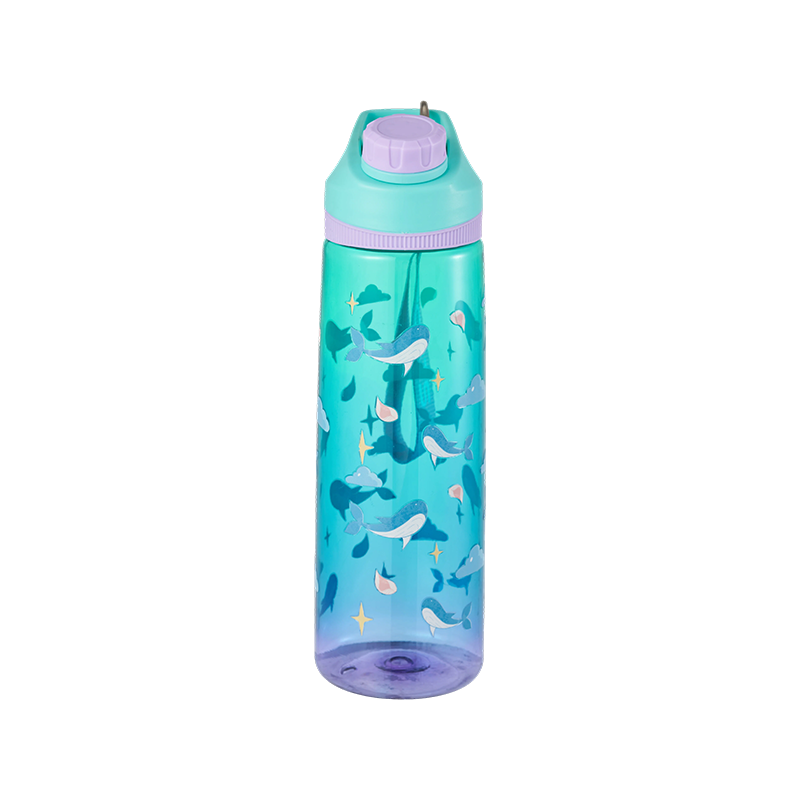 Rotary Lid Plastic Water Bottle
