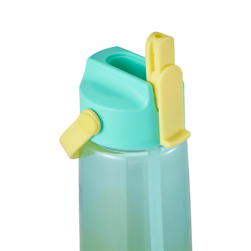 Sliding Lid Plastic Water Bottle