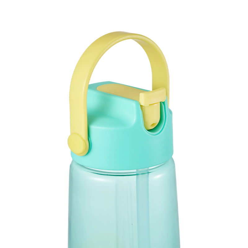 Sliding Lid Plastic Water Bottle