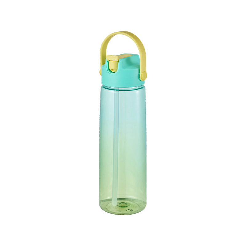 Sliding Lid Plastic Water Bottle