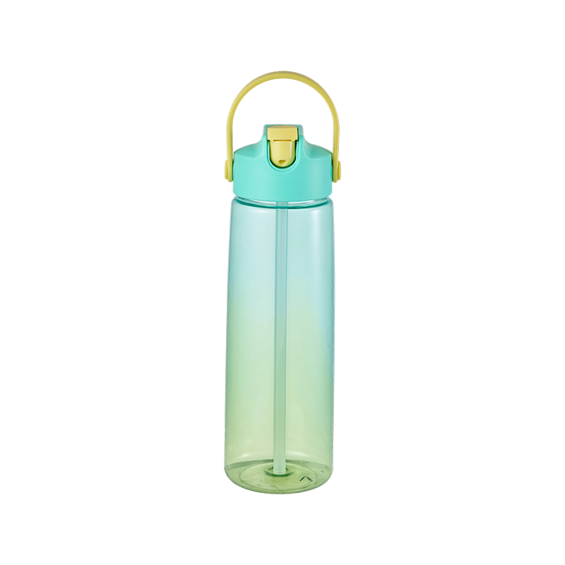 Sliding Lid Plastic Water Bottle