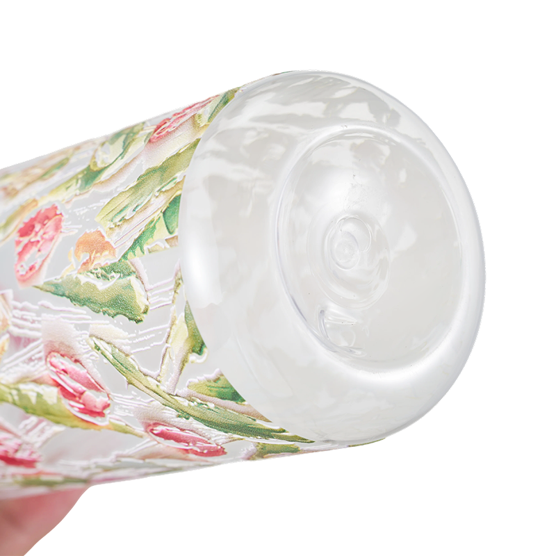 Sliding Lid Plastic Water Bottle