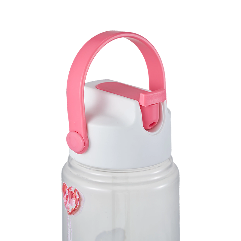 Sliding Lid Plastic Water Bottle