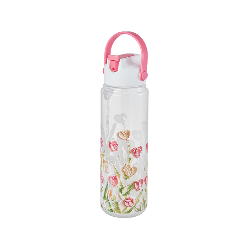 Sliding Lid Plastic Water Bottle
