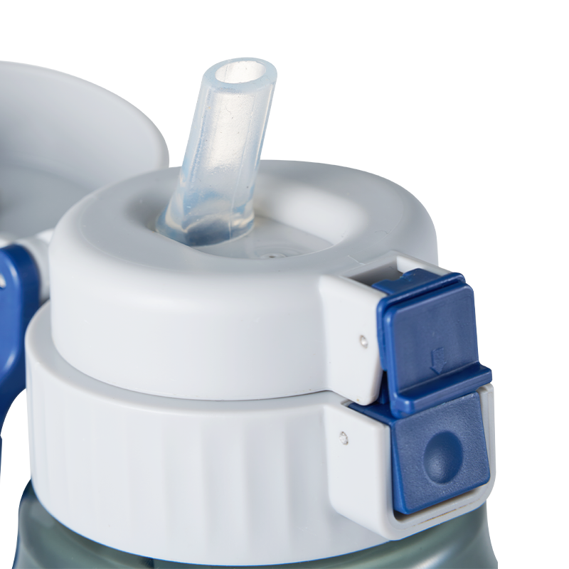 Dual Drinking Lid Plastic Water Bottle