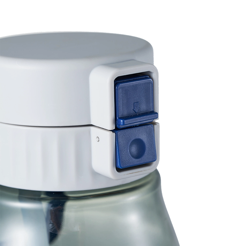 Dual Drinking Lid Plastic Water Bottle