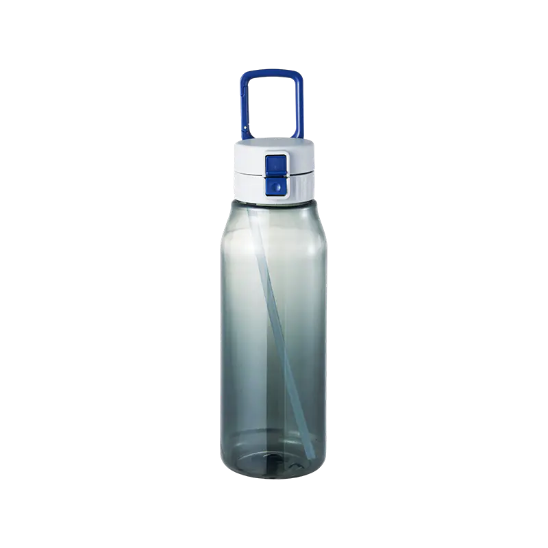 Dual Drinking Lid Plastic Water Bottle